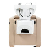 Gabbiano Sylvia Plus Elektrische Friseurwaschanlage Mit Massage – Beige · Rückansicht