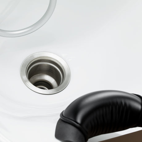 Gabbiano Sylvia Plus Elektrische Friseurwaschanlage Mit Massage – Beige · Ablaufdetail
