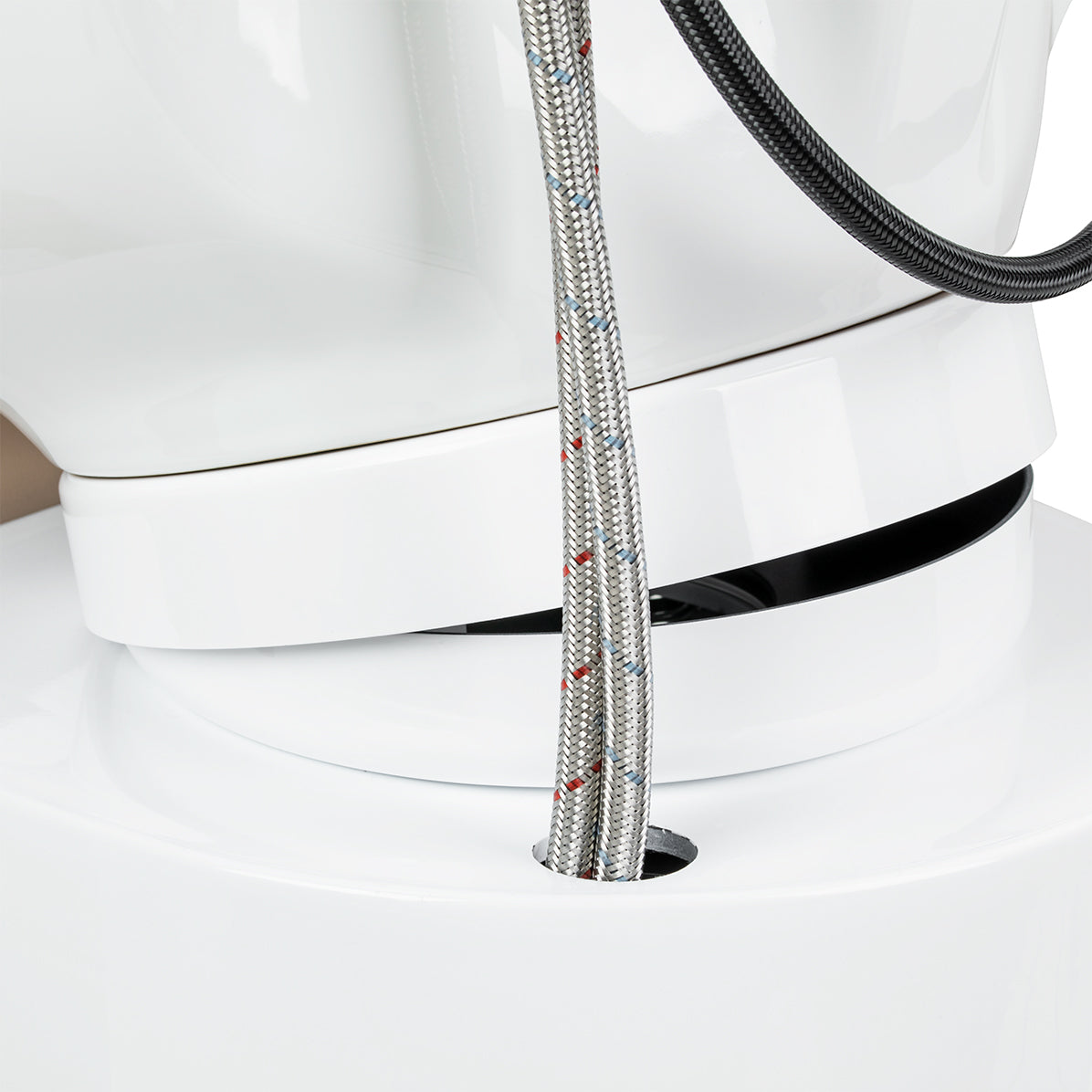 Gabbiano Sylvia Plus Elektrische Friseurwaschanlage Mit Massage – Beige · Befestigungsdetail
