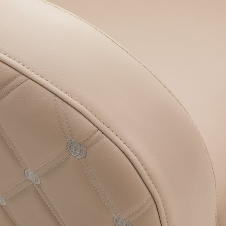 Gabbiano Sylvia Plus Elektrische Friseurwaschanlage Mit Massage – Beige · Polsternahtdetail