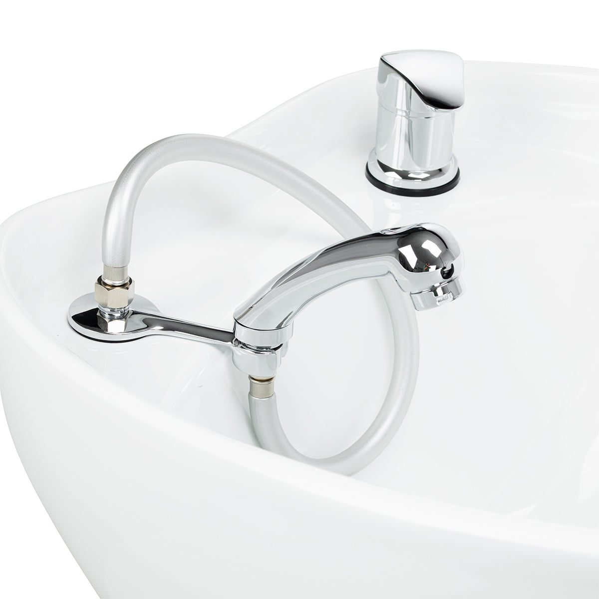 Gabbiano Sylvia Plus Elektrische Friseurwaschanlage Mit Massage – Beige · Handbrause