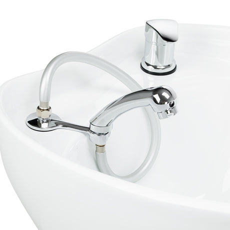 Gabbiano Sylvia Plus Elektrische Friseurwaschanlage Mit Massage – Beige · Handbrause