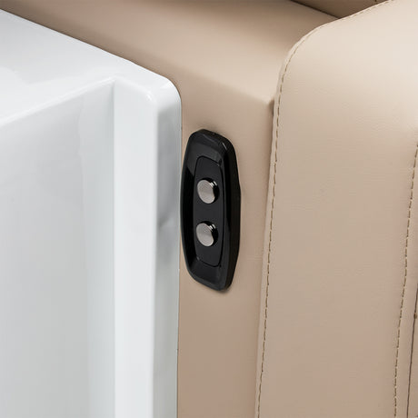 Gabbiano Sylvia Plus Elektrische Friseurwaschanlage Mit Massage – Beige · Bedientasten