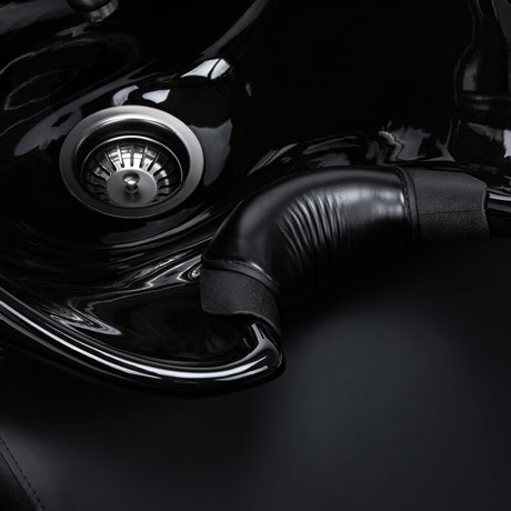 Gabbiano Ines Elektrische Friseurwaschanlage Mit Massage – Schwarz · Ablaufdetail