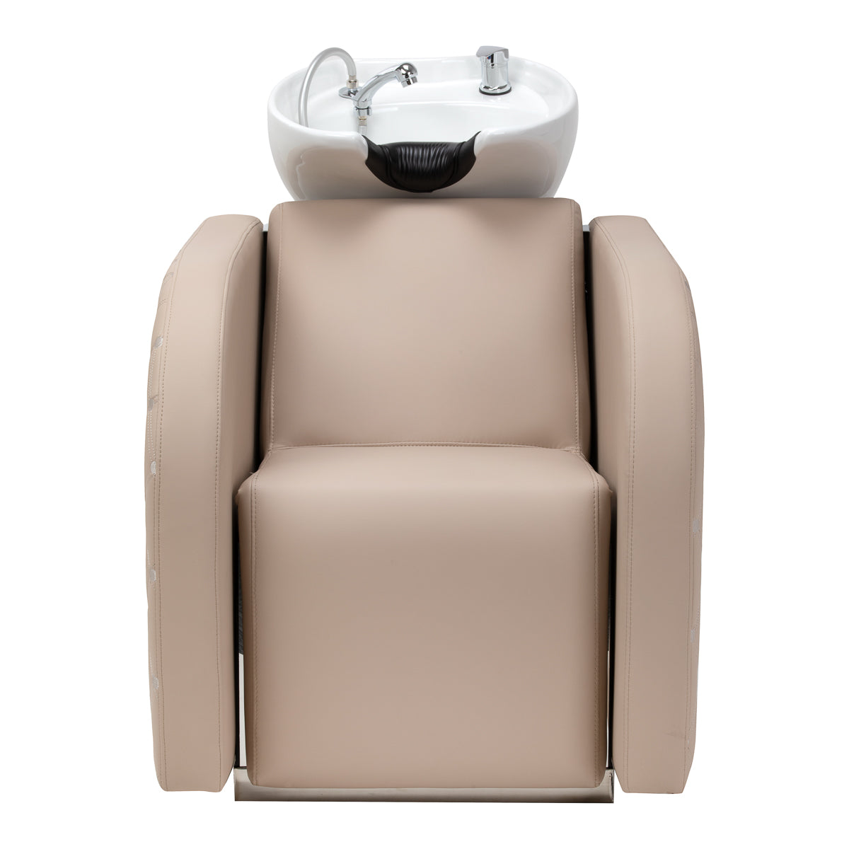 Gabbiano Ines Elektrische Friseurwaschanlage Mit Massage – Beige · Vorderansicht