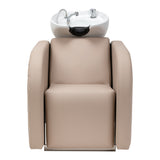 Gabbiano Ines Elektrische Friseurwaschanlage Mit Massage – Beige · Vorderansicht