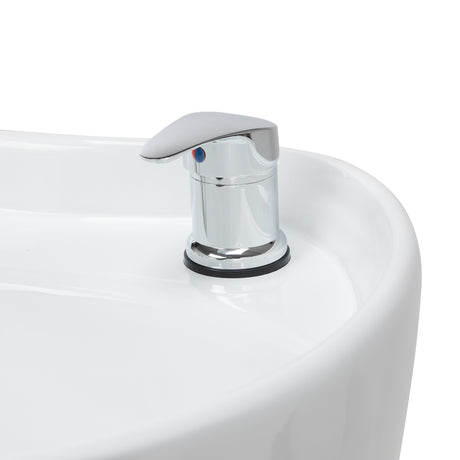 Gabbiano Ines Elektrische Friseurwaschanlage Mit Massage – Beige · Mischbatterie