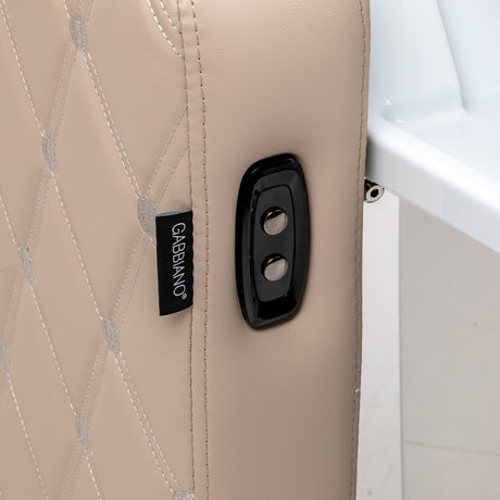 Gabbiano Ines Elektrische Friseurwaschanlage Mit Massage – Beige · Bedientasten