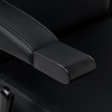 Gabbiano Continental Barberstuhl Mit Massage – Schwarz · Armlehnendetail