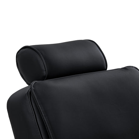Gabbiano Continental Barberstuhl Mit Massage – Schwarz · Kopfstütze