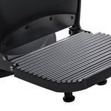 Gabbiano Continental Barberstuhl Mit Massage – Schwarz · Fußstützendetail