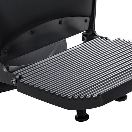 Gabbiano Continental Barberstuhl Mit Massage – Schwarz · Fußstützendetail