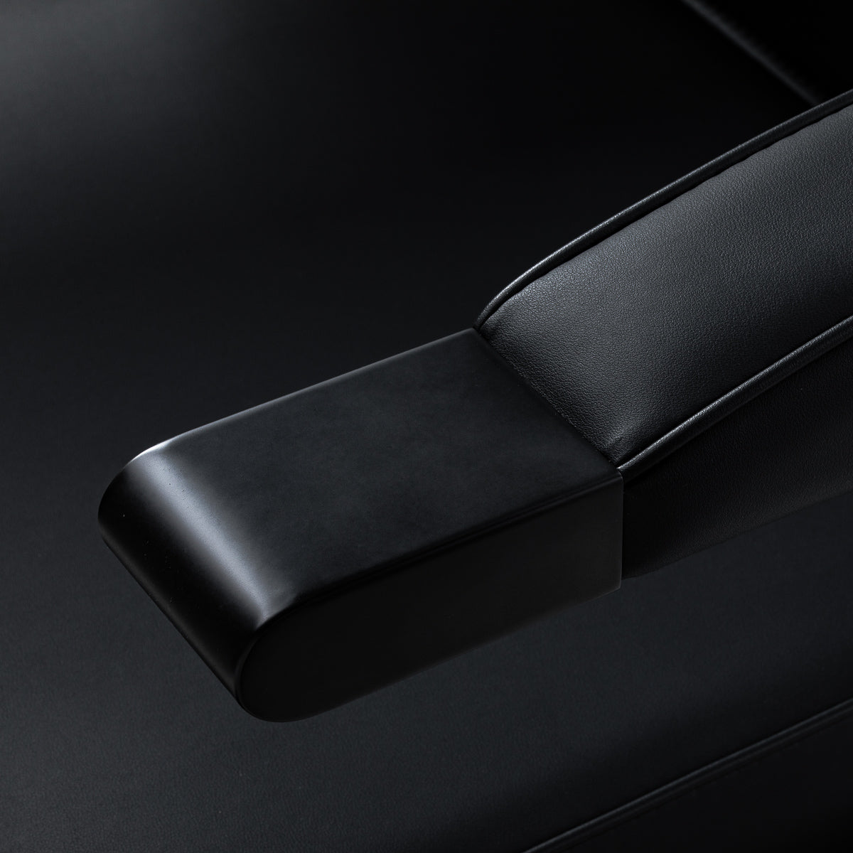 Gabbiano Continental Barberstuhl Mit Massage – Schwarz · Armlehnendetail