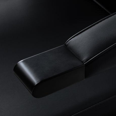 Gabbiano Continental Barberstuhl Mit Massage – Schwarz · Armlehnendetail