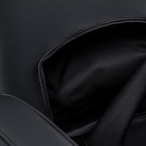Gabbiano Continental Barberstuhl Mit Massage – Schwarz · Rückwanddetail