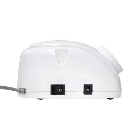 EXO Futura Nagelfräser 65W – Weiß · Anschlussbuchsen
