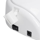 EXO Futura Nagelfräser 65W – Weiß · Anschlussbuchsen