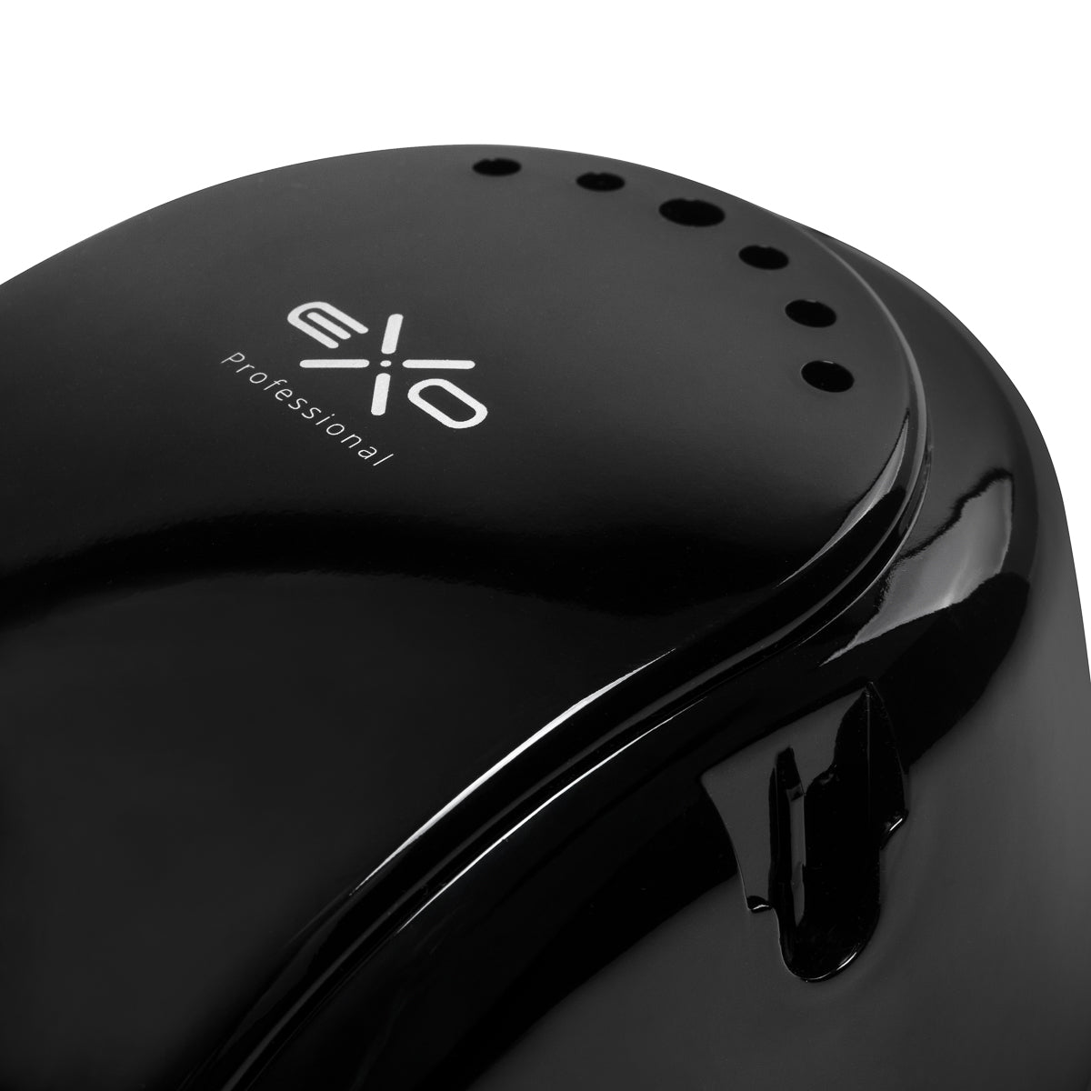 EXO Futura Nagelfräser 65W – Schwarz · Fräserablage