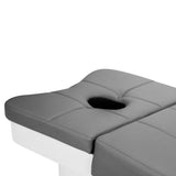 Gabbiano Head Spa 017 grey hair washing bed with padded cushion and adjustable headrest for comfortable hair washing.