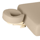 Sillon Siesta Elektrische SPA-Liege – Beige, Hellbraunes Untergestell · Montiertes Zubehörbeispiel