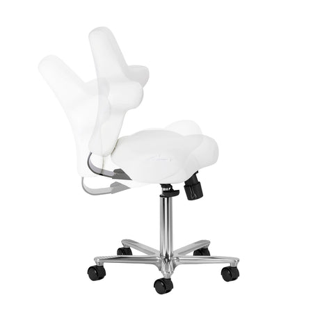 Azzurro Special 152 Arbeitsstuhl – Schneeweiß · Gesamtansicht