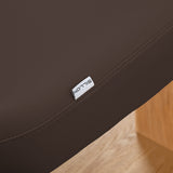 Sillon Relax · dunkelbraun · Sillon-Etikett und Naht