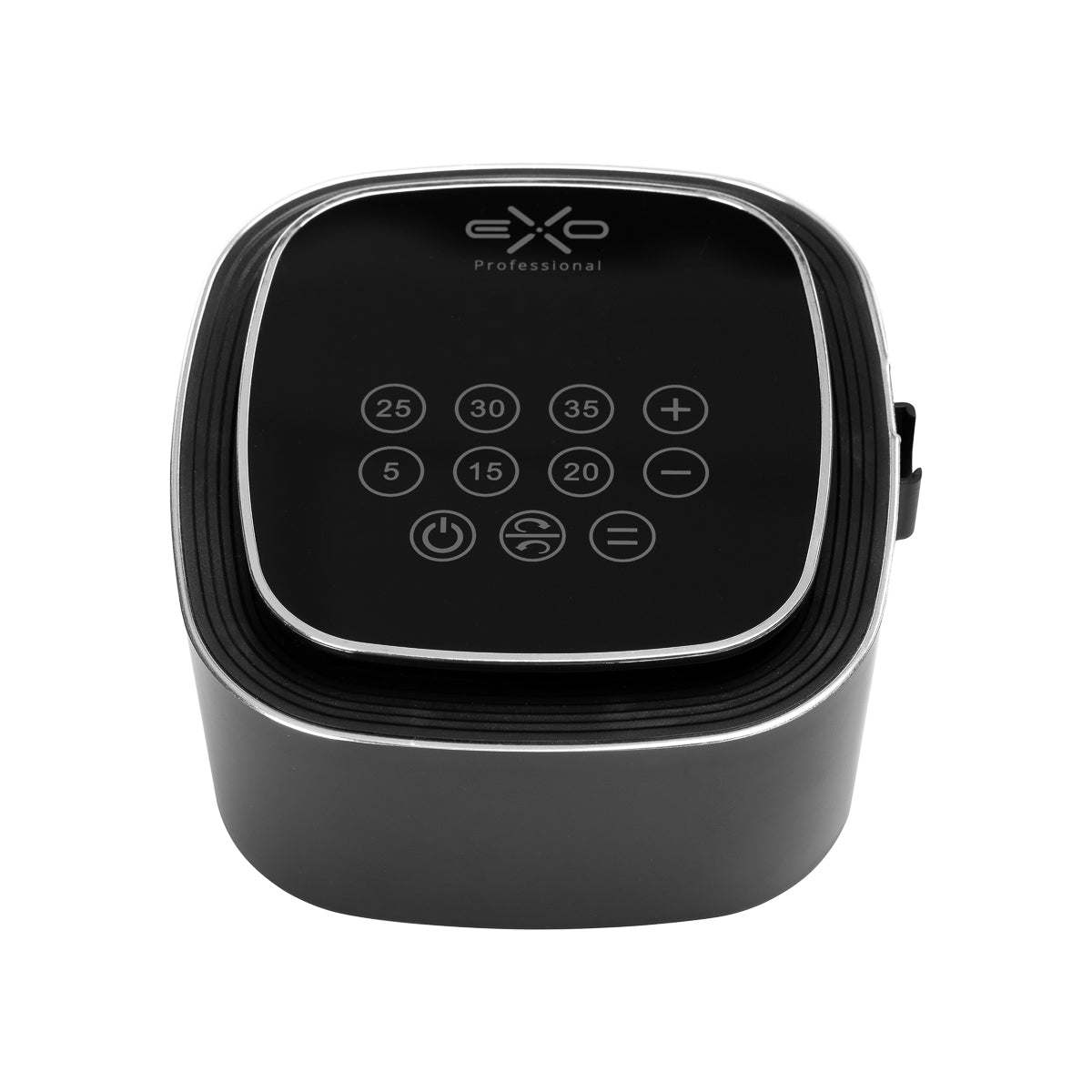 EXO Syntra Nagelfräser 35W – Schwarz · Vorderansicht
