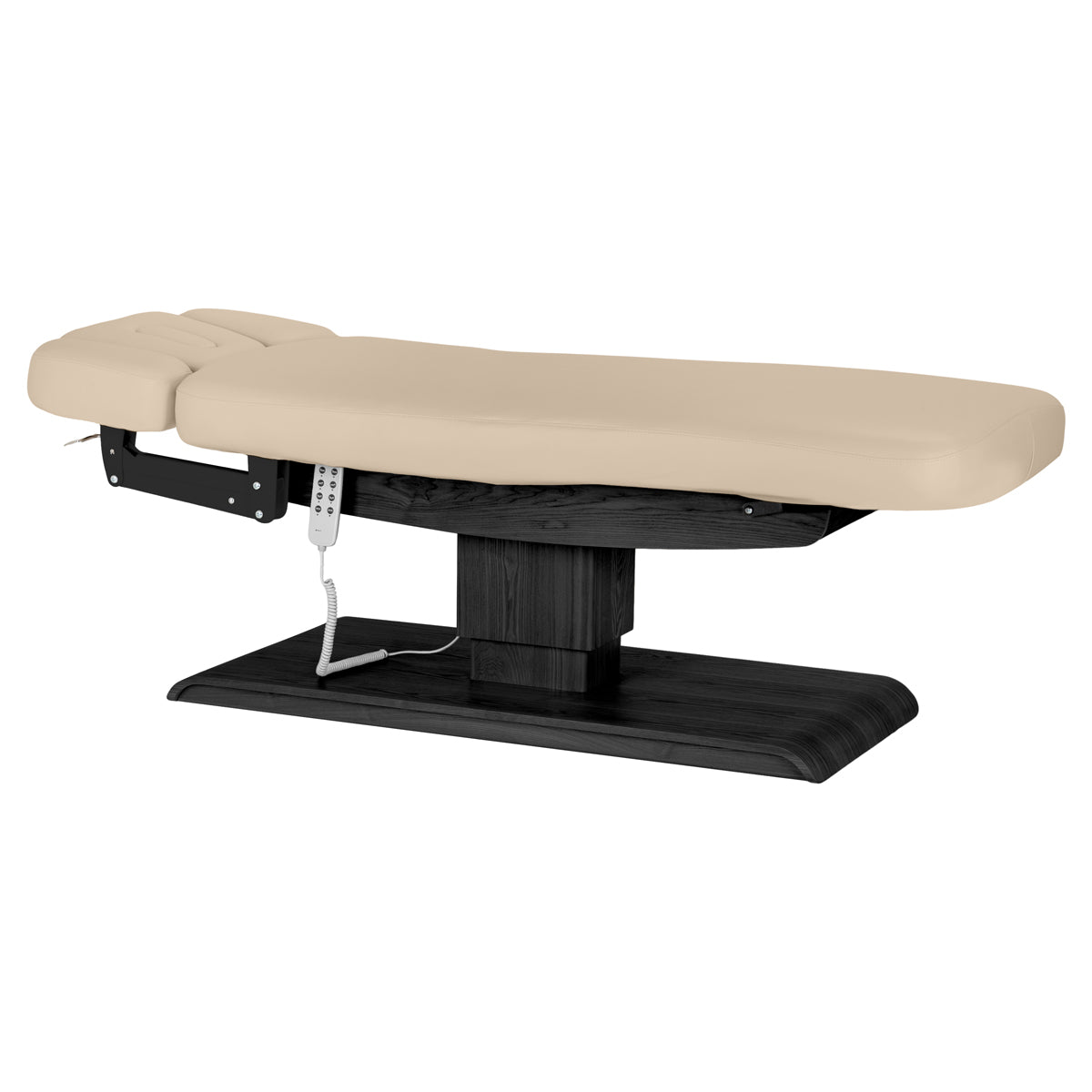 Sillon Relax Elektrische SPA-Liege – Beige, Untergestell Schwarz · Gesamtansicht