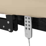 Sillon Relax Elektrische SPA-Liege – Beige, Untergestell Schwarz · Fernbedienung