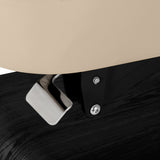 Sillon Relax Elektrische SPA-Liege – Beige, Untergestell Schwarz · Befestigungsdetail