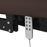 Sillon Relax Elektrische SPA-Liege – Dunkelbraun, Untergestell Schwarz · Fernbedienung