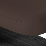 Sillon Relax Elektrische SPA-Liege – Dunkelbraun, Untergestell Schwarz · Abnehmbarer Bezug