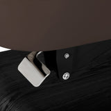 Sillon Relax Elektrische SPA-Liege – Dunkelbraun, Untergestell Schwarz · Befestigungsdetail