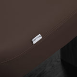 Sillon Relax Elektrische SPA-Liege – Dunkelbraun, Untergestell Schwarz · Abnehmbarer Bezug