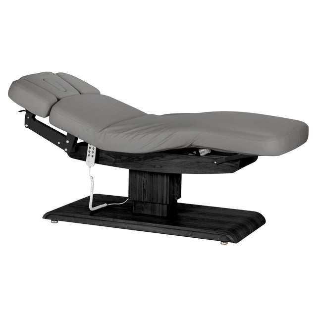 Sillon Relax Elektrische SPA-Liege – Grau, Untergestell Schwarz · Gesamtansicht