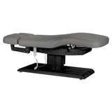 Sillon Relax Elektrische SPA-Liege – Grau, Untergestell Schwarz · Gesamtansicht