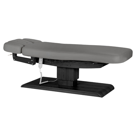 Sillon Relax Elektrische SPA-Liege – Grau, Untergestell Schwarz · Gesamtansicht