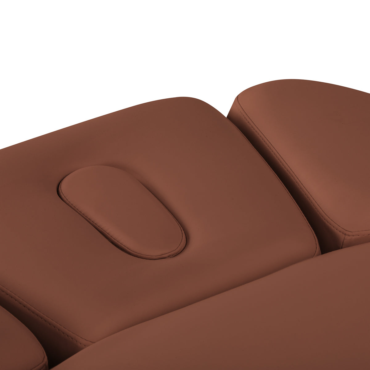 Sillon Relax · braun / schwarz · Kopfstütze und Gesichtsöffnung