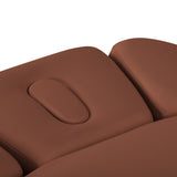 Sillon Relax · braun / schwarz · Kopfstütze und Gesichtsöffnung
