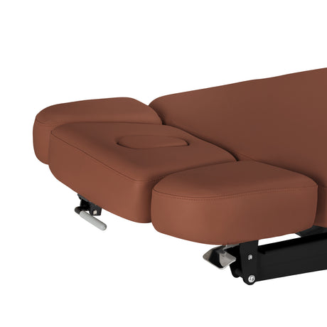 Sillon Relax · braun / schwarz · Kopfstütze und Gesichtsöffnung