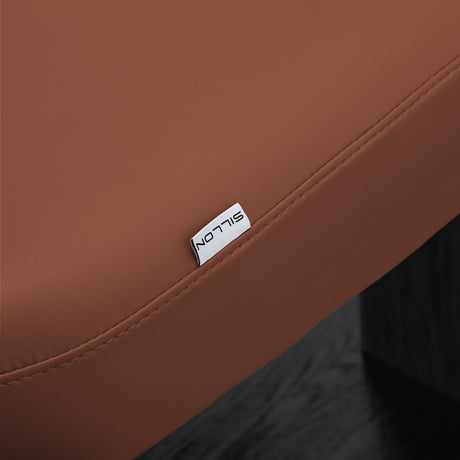 Sillon Relax · braun / schwarz · Sillon-Etikett und Naht