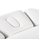 Sillon Relax · weiß / schwarz · Kopfstütze und Gesichtsöffnung