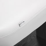 Sillon Relax · weiß / schwarz · Sillon-Etikett und Naht