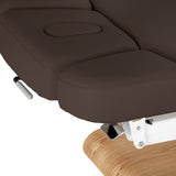 Sillon Relax · dunkelbraun / hellbraun · Kopfstütze und Gesichtsöffnung