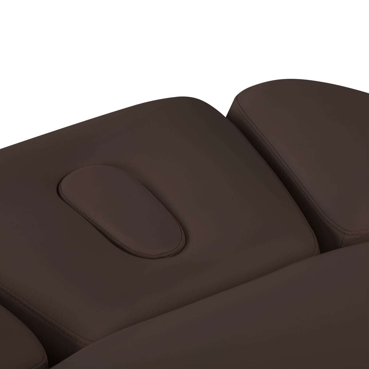 Sillon Relax · dunkelbraun / hellbraun · Kopfstütze und Gesichtsöffnung