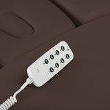 Sillon Relax · dunkelbraun / hellbraun · Handbedienung