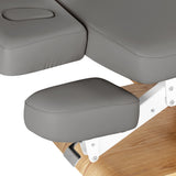 Sillon Relax · grau / hellbraun · Armablage und Kopfstütze