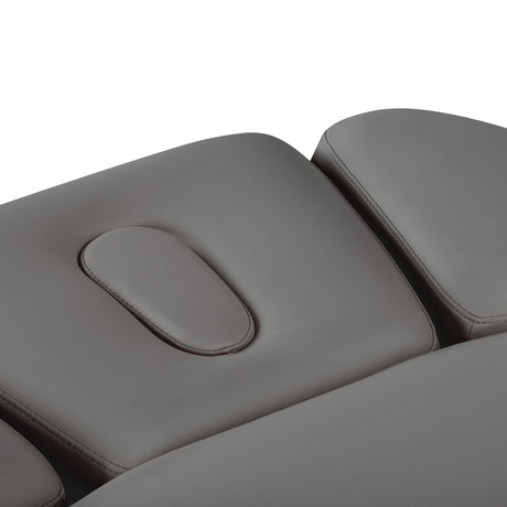 Sillon Relax · grau / hellbraun · Kopfstütze und Gesichtsöffnung