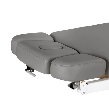 Sillon Relax · grau / hellbraun · Kopfstütze und Gesichtsöffnung