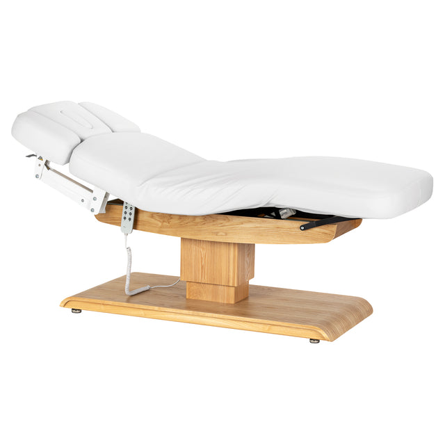 Sillon Relax · weiß / hellbraun · halb liegende Position